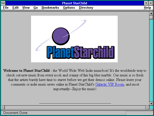 Screenshot of Planet StarChild