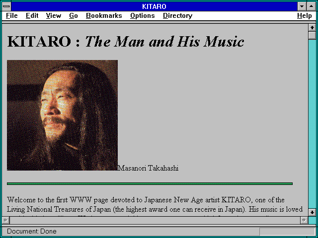 Screenshot of KITARO