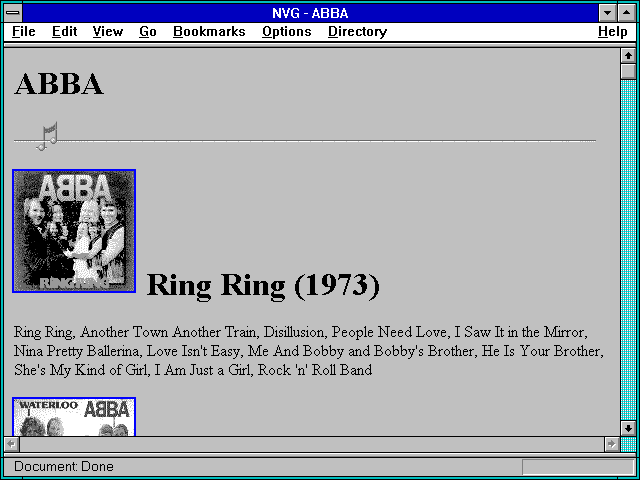 Screenshot of NVG - ABBA