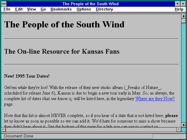 Screenshot of The People of the South Wind