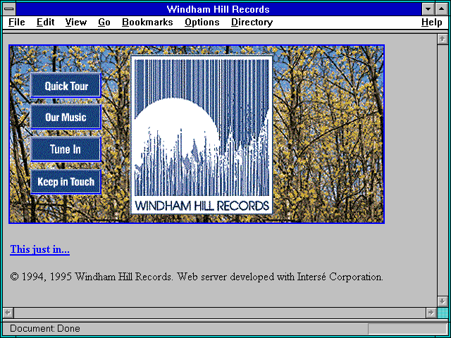 Screenshot of Windham Hill Records