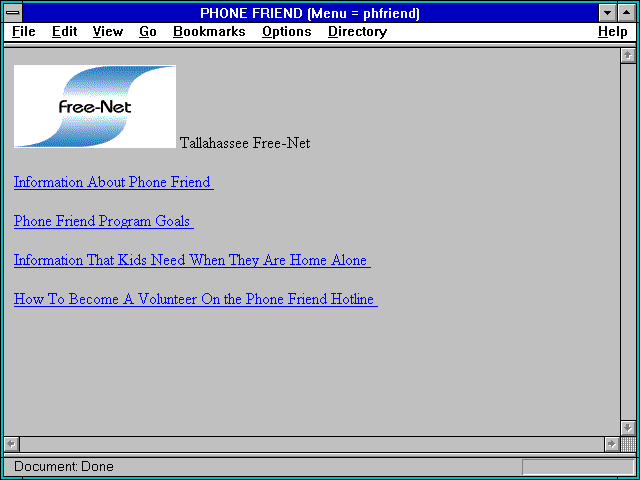 Screenshot of PHONE FRIEND