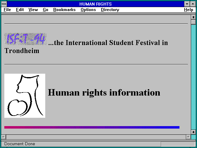 Screenshot of HUMAN RIGHTS