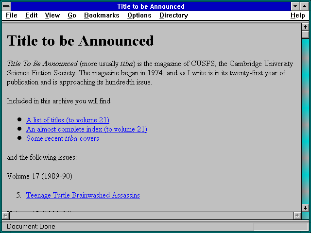 Screenshot of Title to be Announced
