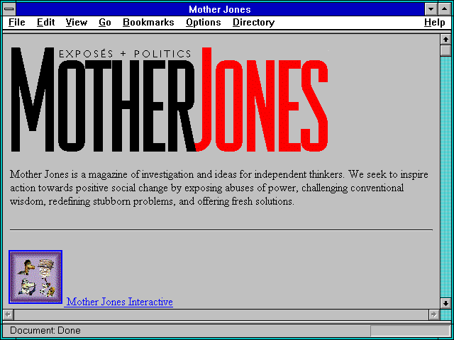Screenshot of The Foundation for National Progress