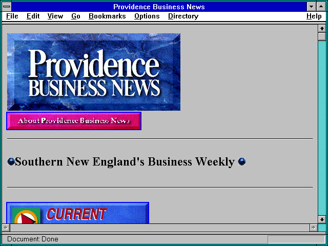Screenshot of Providence Business News