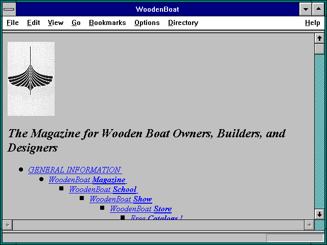 Screenshot of WoodenBoat Publications