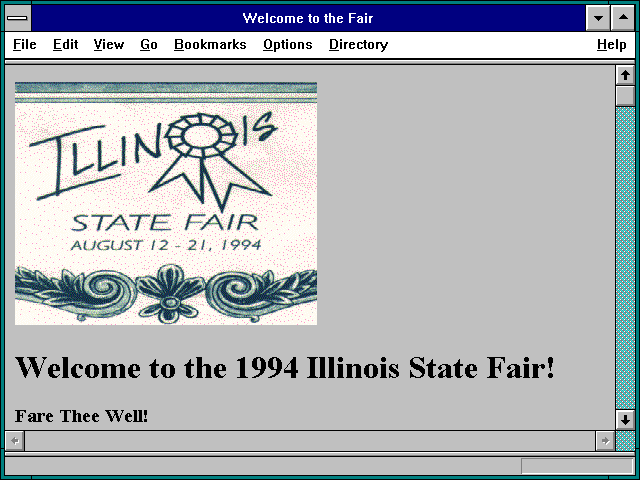 Screenshot of Welcome to the Fair
