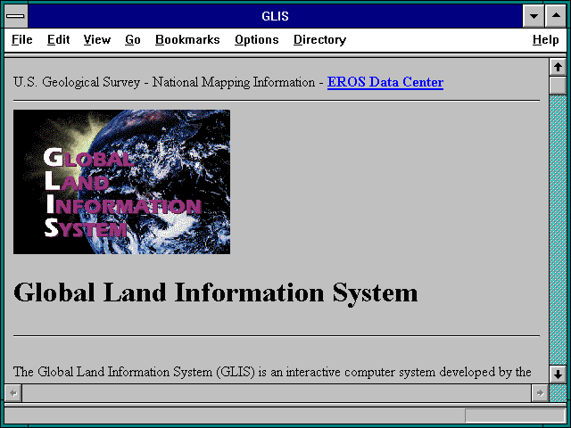Screenshot of GLIS