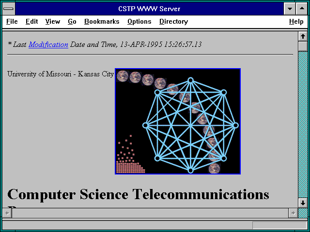 Screenshot of CSTP WWW Server