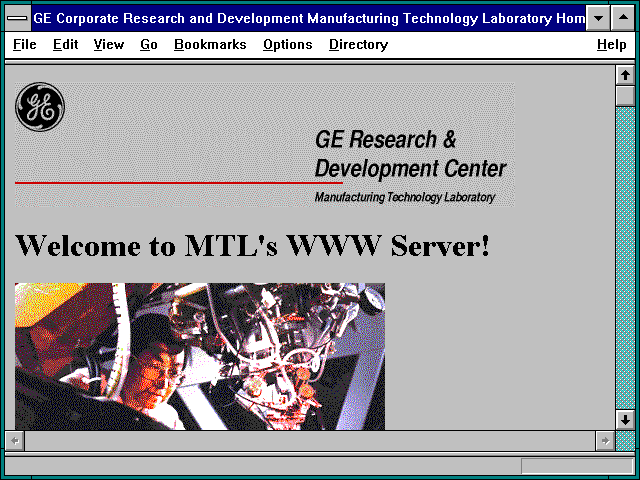 Screenshot of GE Research & Development Center