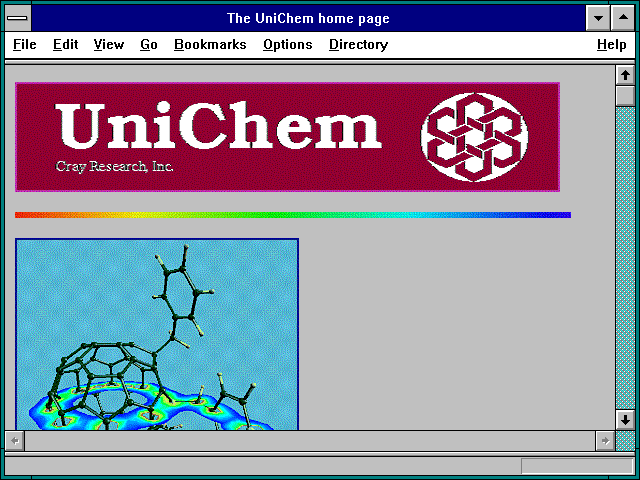 Screenshot of The UniChem home page