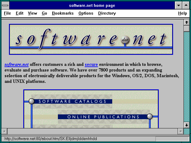 Screenshot of Secure Servers Directory