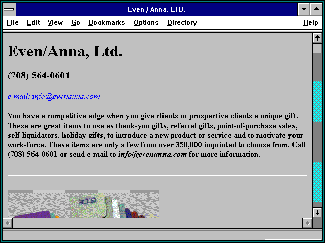 Screenshot of Even / Anna LTD.
