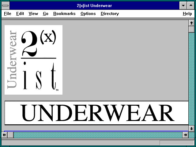 Screenshot of 2(x)ist Underwear