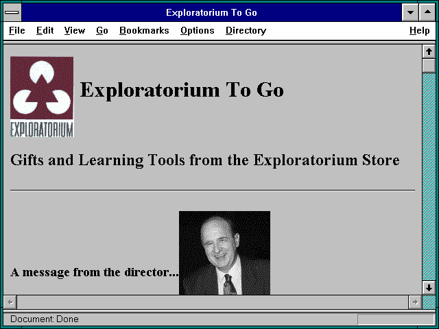Screenshot of Exploratorium To Go