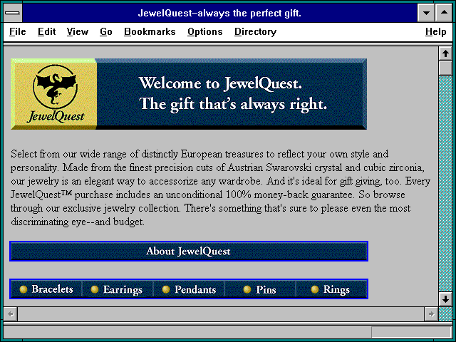 Screenshot of JewelQuest--always the perfect gift.