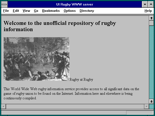 Screenshot of Rugby Trivia and Frequently Asked Questions