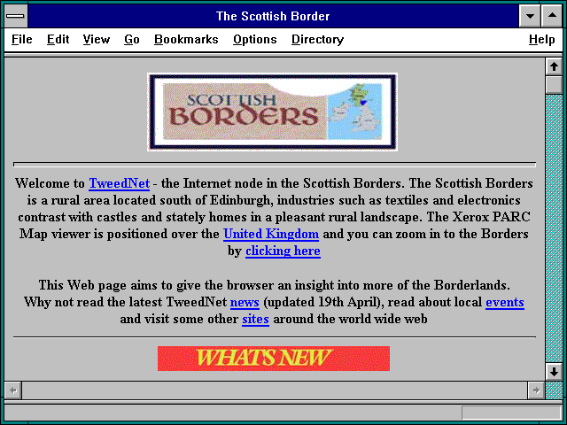 Screenshot of The Scottish Border