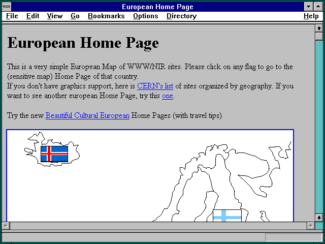 Screenshot of News - European Home Page