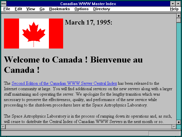 Screenshot of SAL Gateway to Electronic Weather Forecasts